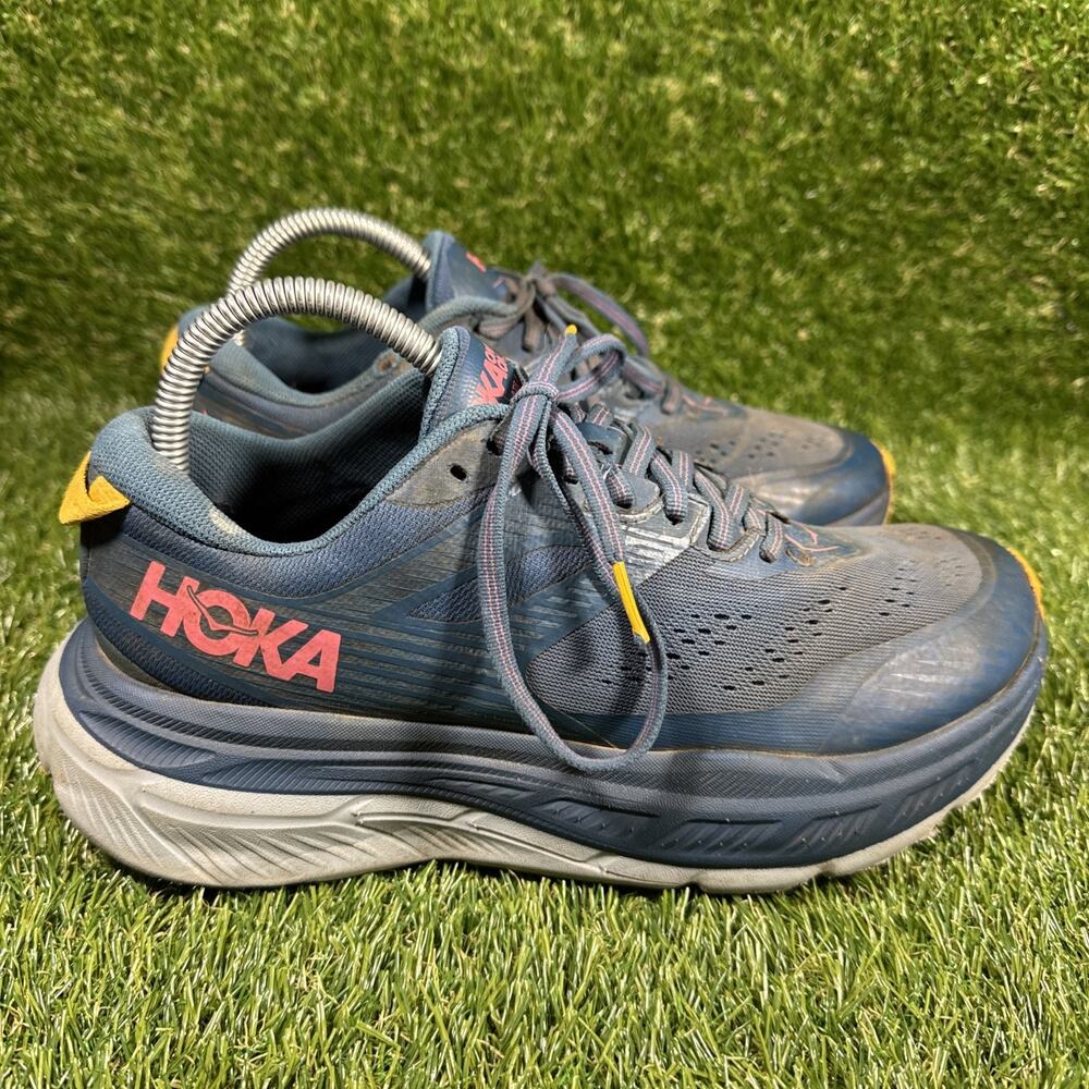 Hoka One One Stinson ATR 6 Trail Running Shoes Blue Womens Size 8.5 1110507